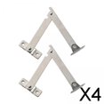 thumbnail image 1 of 4x Bisagras de Soporte de Tapa, de Sujeción de Solapa, Herrajes para Muebles, Puntal de Elevación de Puerta de Gabinete para Maletas, Joyero D 4 piezas, 1 of 10