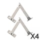 thumbnail image 1 of 4x Bisagras de Soporte de Tapa, de Sujeción de Solapa, Herrajes para Muebles, Puntal de Elevación de Puerta de Gabinete para Maletas, Joyero D 4 piezas, 1 of 10