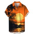 thumbnail image 1 of Wyzesi Chemise Noire en Dentelle pour Hommes Chemise d'Été Décontractée Imprimée à Manches Courtes Style Deux Compression Chemise de Football Rembourrée, 1 of 2