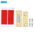 thumbnail image 3 of Unique Bargains Cabinet Magnetic Catch, 10 Pack Ultra Thin Cabinet Door Catch Adhesive Steel Cabinet Door Magnets, Golden, 3 of 5