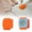 Orange, variant on Magnetic Seam Guide for Sewing Machine, Multifunctional Hem Guide for Sewing Machine, Polygonal Multifucntional Seam Guide Hemmer with Scale, Sewing Supplie Accessories, Orange