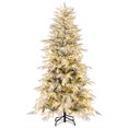 thumbnail image 1 of Gymax 6 FT Artificial Christmas Tree w/820 PE PVC Branch Tips & 250 LED Lights, 1 of 10