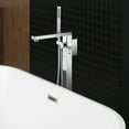 thumbnail image 2 of WOODBRIDGE Single Handle Floor Mounted Freestanding Tub Filler F-0004, 2 of 7