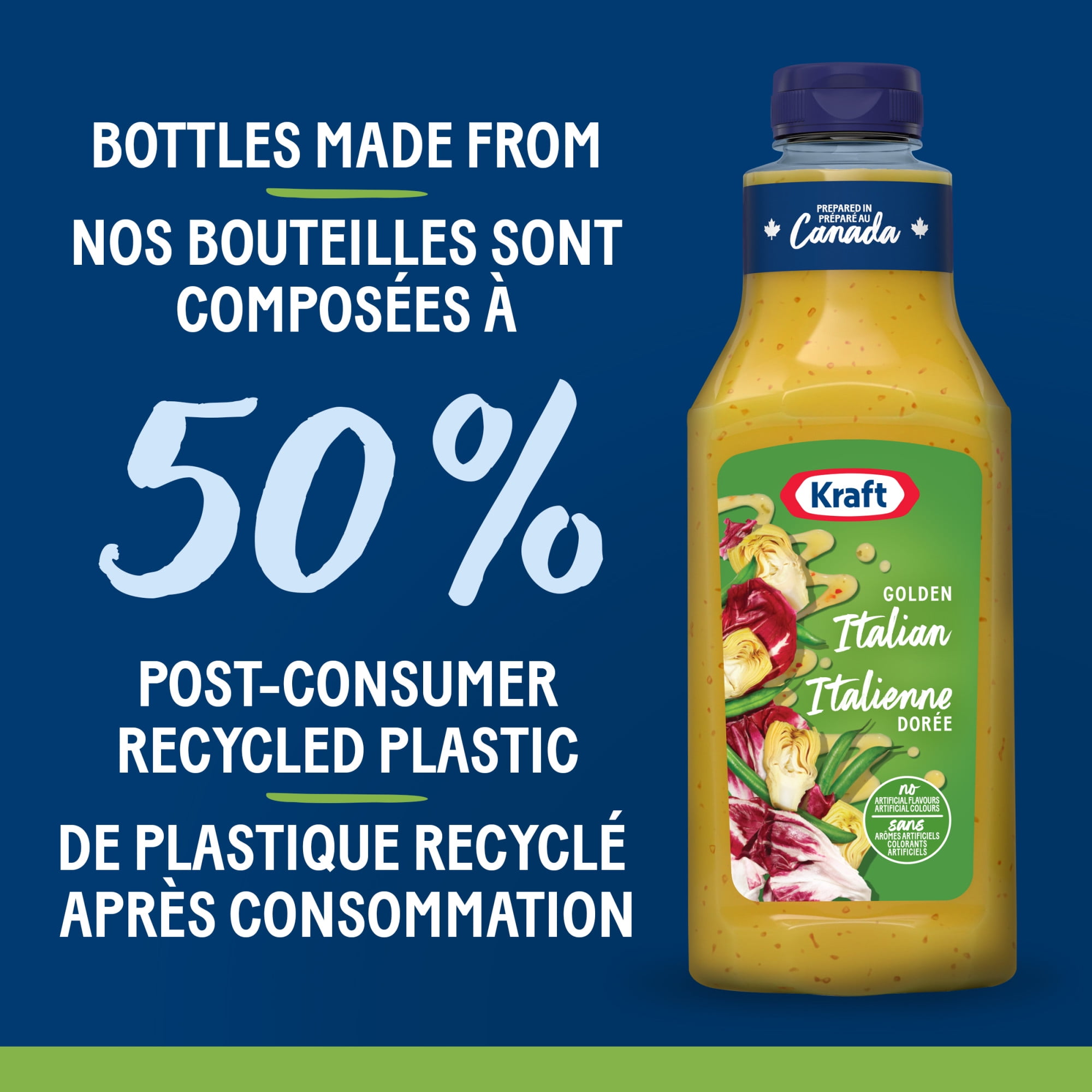 Vinaigrette Italienne Golden, Bouteille KRAFT VIN.GOLDEN ITALIENNE 425