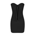 thumbnail image 5 of IROINNID Women's Sheath Dress Summer Chest Wrap Sexy Hollow Out Backless Slim Fit Buttock Dress Solid Color Elastic Waist Dress, 5 of 6