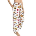 thumbnail image 2 of Xecao Fast Food Women's Straight Lounge Pajama Pants: The Epitome of Relaxed Sleepwear, 2 of 9