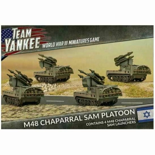 World War III: Team Yankee Israeli M48 Chaparral SAM Platoon New