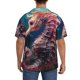 thumbnail image 3 of Fotbe Ocean Seahorse Camisa Estampada de Manga Corta para Hombre, Casual de Verano, Estilo Playero, Sin Arrugas-3X-Large, 3 of 5