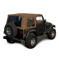 Sierra Offroad Replacement Soft Top, fits Jeep Wrangler TJ Model 1997-2006, Premium Sailcloth Vinyl, Factory Quality and Precision Fit, Spice