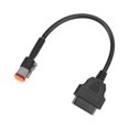 thumbnail image 2 of OBD2 Connector, Brass ABS Plug And Play Diagnostic Cable  For Motorcycle, 2 of 8