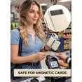 thumbnail image 4 of FITO for MagSafe Wallet Stand, 3 Card Holder, RFID Blocking, Magnetic Phone Wallet for iPhone 17e/17/16/15/14/13/12 (Not for 13/12 Mini) Cream Yellow, 4 of 6