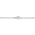 thumbnail image 4 of 925 Sterling Silver 1.15mm Square Beaded Chain 16 Inch, 4 of 7