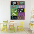 thumbnail image 2 of Blocked Kid's Educational Counting Canvas Wall Art, design by Carla Daly, 2 of 8