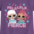 thumbnail image 3 of Lol Surprise! - Fa La La La Fierce - Toddler & Youth Girls Short Sleeve Graphic T-Shirt, 3 of 5