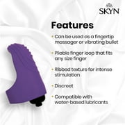 SKYN Charm Personal Vibrating Finger Massager, 1 Count