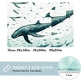 thumbnail image 2 of Whale Polyester Non-Slip Office Chair Mat Bath Rugs Floor Rugs Machine Washable, 2 of 6