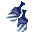 thumbnail image 2 of Johnny B Professional Anti-Static Lifting, Detangling Hair Pik, 2-Pack (Blue), 2 of 3