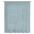 thumbnail image 2 of Vintage Haze Blue Sheer Curtains 63 Inches Long, Farmhouse Retro Solid Color Linen Texture Light Filering Curtains, Breathable Simi Curtain Privacy Drapes for Living Room Bedroom Window Treatment, 2 of 9