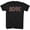 BLACK, variant on AC/DC Leopard Print Black Adult T-Shirt