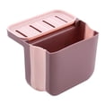 thumbnail image 2 of Organizador de caja multifuncional para fregadero para jabón, lavavajillas, esponja, fregadero de cocina, estante, esponja para jabón, soporte para es Rosado Macarena cesta de drenaje del fregadero de cocina, 2 of 8