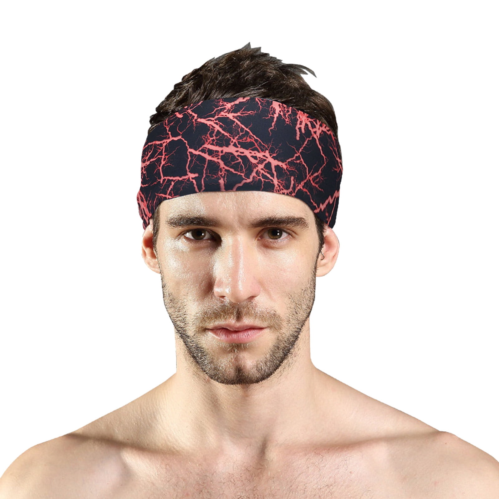 WANYNG Running Headband Non Slip Workout Sweatbands Adjustable Sports