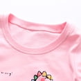 thumbnail image 2 of WIBACKER 2-7T Kids Baby Girls Short Sleeve Crew Neck T-Shirt 100% Cotton Tee for Toddler Summer, 2 of 8