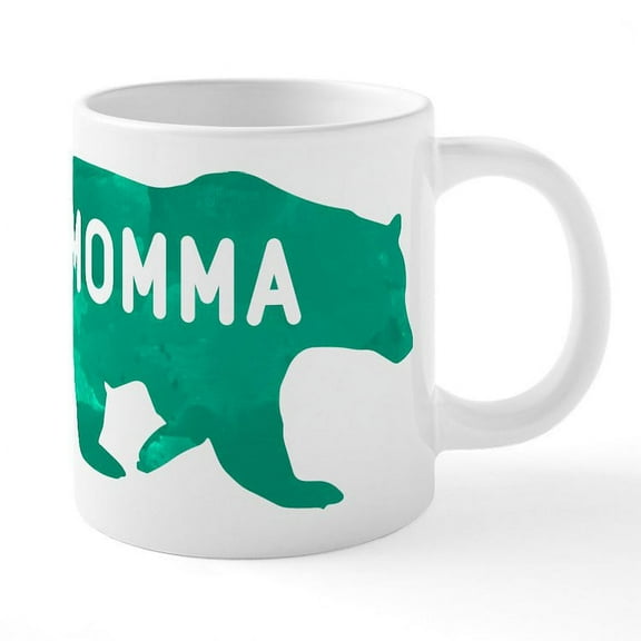 CafePress - Momma Bear - 20 Oz White Ceramic Mega Mug