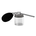 thumbnail image 1 of Aluminum Cap Talc Powder Blower Puffer Barbers Talcum Dispenser Bottle, 1 of 4