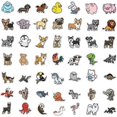 thumbnail image 2 of 100 Pcs Cute Animal Stickers, Vinyl Waterproof Stickers for Laptop, Bumper, Skateboard, Water Bottles, Computer, Phone, 2 of 5