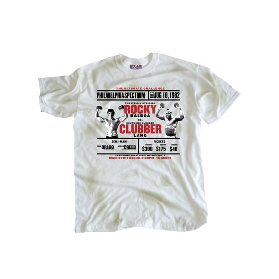 Rocky MGM Movie Rocky Vs. Clubber Adult T-Shirt Tee 5X