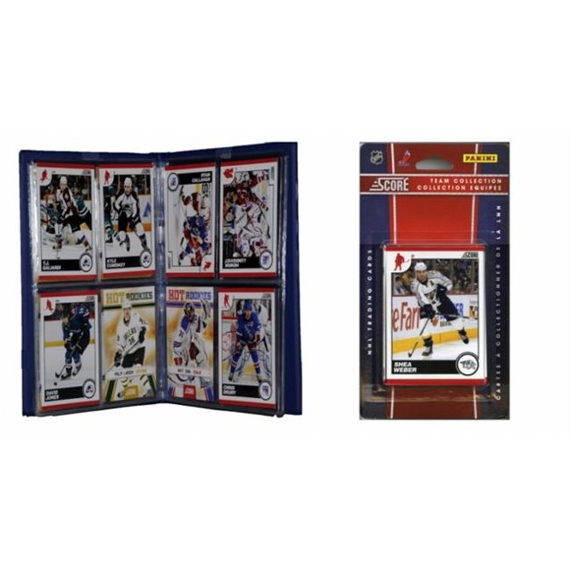 C & I Collectables 2010PREDTS NHL Nashville Predators Ensemble d'Équipe sous Licence 2010 et Album de Rangement