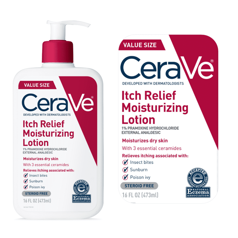 CeraVe Moisturizing Itch Relief Lotion with Pramoxine HSA/FSA