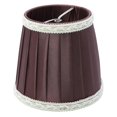 thumbnail image 2 of Simple Cylindrical Fabric Lampshade Accessory Suitable For Hotel And Home 12x11cm Coffee Color Creating Decorative Diffuse Lighting 1Pack, 2 of 4