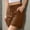 Coffee, variant on Womens Cargo Shorts with Pockets- Drawstring Baggy Elastic Waist Casual Stretch Hiking Shorts Black Size M