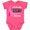 Vintage Hot Pink, variant on Inktastic Breast Cancer Awareness Nobody Fights Alone Pink Ribbon Boys or Girls Baby Bodysuit