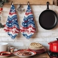 thumbnail image 6 of American Flag Tie-dye Kitchen Towels Set of 1, Blue Red Ombre Abstract Art Absorbent Dish Towels for Kitchen, Microfiber Hand Towel, Quick Drying Tea Towel for Cleaning Decorative Dishcloths, 6 of 7