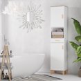 thumbnail image 2 of kleankin Armoire de Salle de Bain Haute et Mince Unité de Rangement avec Tablette Ajustable, 2 of 10