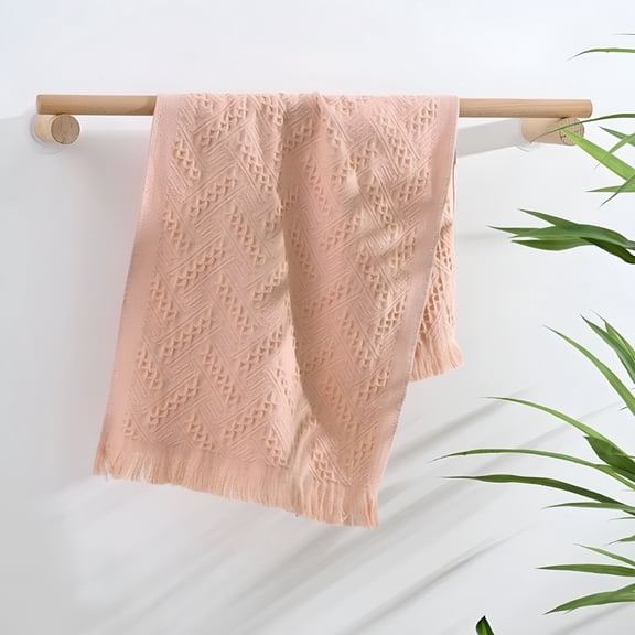ARLAJO Vintage Bathroom Decor,Hand Towels for Bathroom,Boho Hand Towels Turkish Cotton,Decorative Absorbent Face Head Towel for Bathroom Kitchen Farmhouse Gift (Pink 30130.2In)