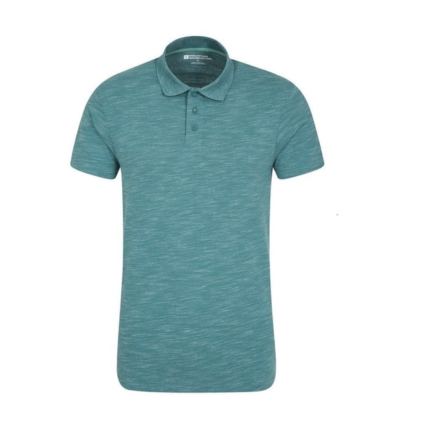 Mountain Warehouse - Polo Hasst Jaspeada para Hombre (Cerceta)