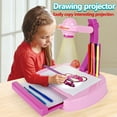 thumbnail image 3 of Drawing Projector Toy, Art Projection Desk with 12 Pens & 3 Discs, Educational Painting Board, Creative Tracing Toy, Light-Up Drawing Kit, STEM Learning Gift, 3 of 4