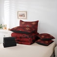 thumbnail image 6 of jejeloiu Ancient Bohemian Aztec 7-Piece Twin Bedding Sets,Boho Exotic Style Bedding Comforter Set,Vintage Rhombus Print Sheet Sets For Men Women,Breathable Home Decor Reversible, 6 of 8