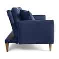 thumbnail image 4 of Sofá Cama Makora Maxim Azul Lino 3 Posiciones con Soft Foam Reclinable, 4 of 10