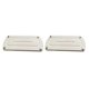 thumbnail image 4 of Advancent Tamaño adecuado y absorción súper fuerte: posavasos para organizador de fregadero instantáneo, tapete de secado de platos, blanco blanco 28*12 2piezas, 4 of 6