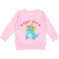 thumbnail image 2 of Inktastic Gigi's Girl Dinosaur Toddler Sweatshirt, 2 of 4