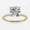 Yellow, variant on Engagement Rings for Women 2.65CT Cushion Cut Solitaire Moissanite Promise Rings Wedding Band for Her