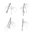 thumbnail image 3 of DMC GC001 Soporte para hilo dental StitchBow, paquete de 10, 3 of 4