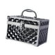 thumbnail image 2 of Caja de maquillaje portátil Caja de maquillaje multipropósito resistente Organizador de arte de la uña dura impermeable Beauty Cosmetic Box para joyas Negro, 2 of 8