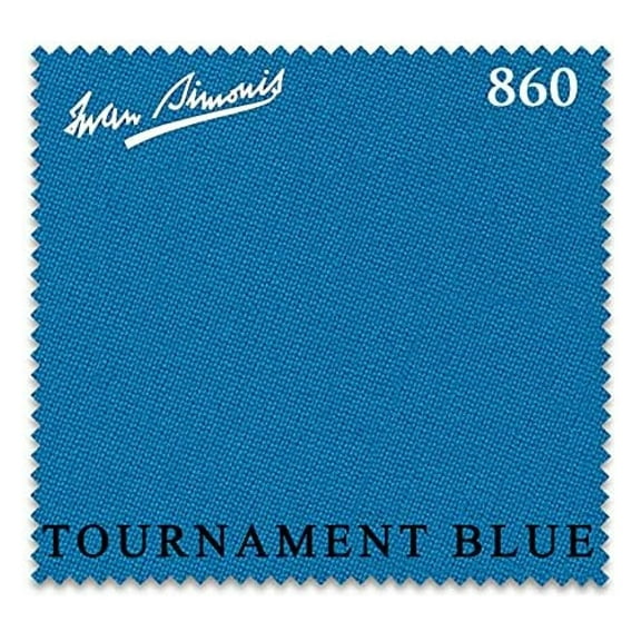 860 Pool Billiard Table Cloth Tournament Blue, for Rails Only (6 Rails) for 7ft, 8ft, 8 ft Oversized, 9ft, 10ft pool table Tournament Blue