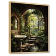 thumbnail image 2 of Designart "Natur retrait at home in Bathroom II" Bathroom Floater Framed Wall Art Living Room, 2 of 7