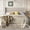 Beige, variant on Smile Nest Queen Platform Bed Frame with Upholstered Wingback Headboard, Beige Linen